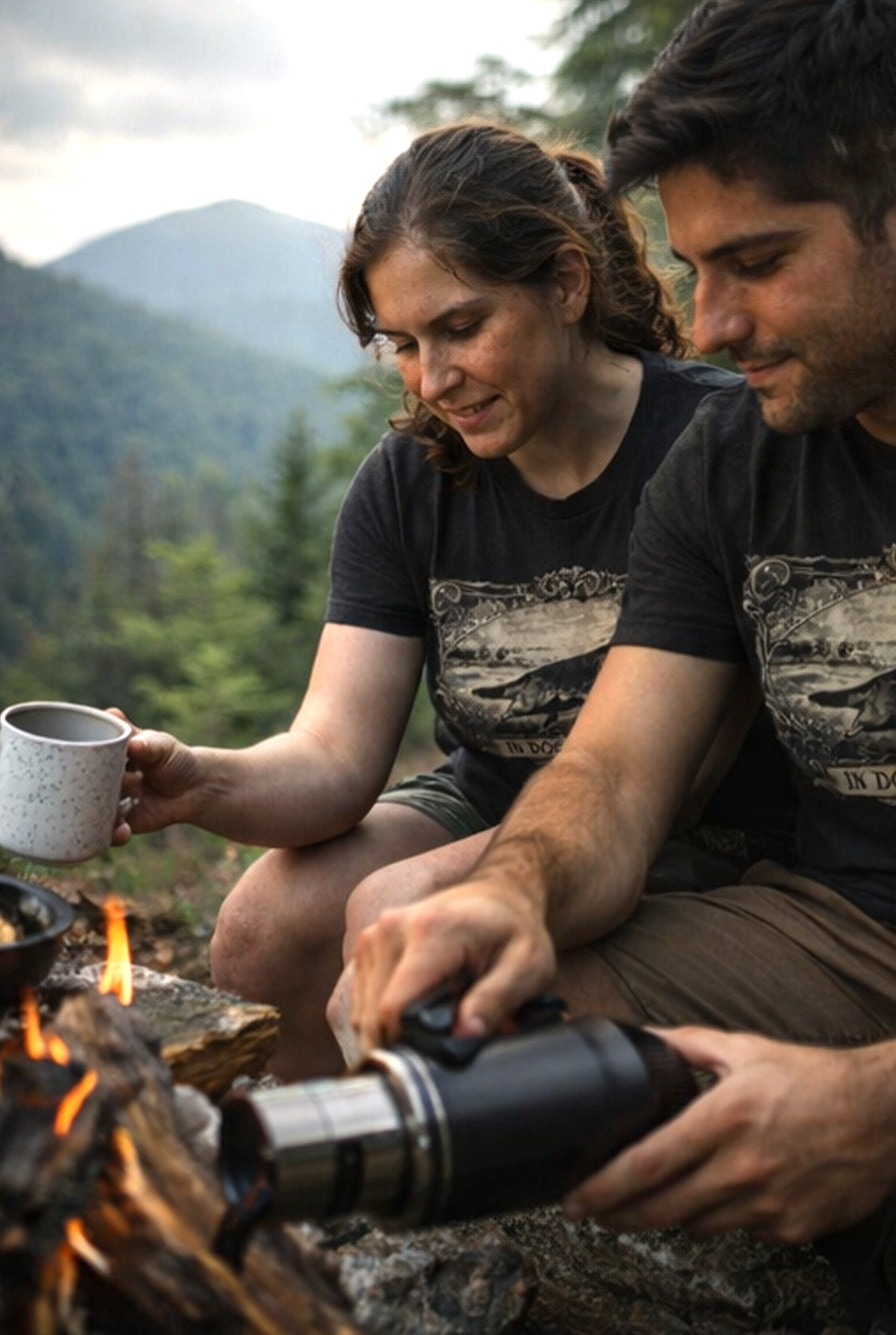 German Shepherd T-Shirt | In Dog We Trust Heavyweight Tee